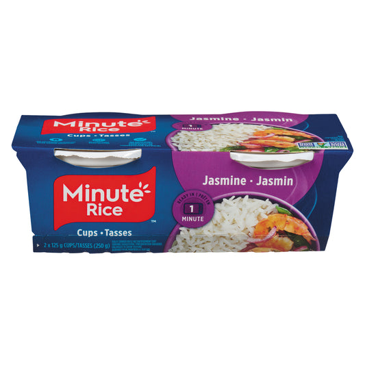 MINUTE RICE READY TO SERVE JASMINE RICE, 8 X 2 X 125 G