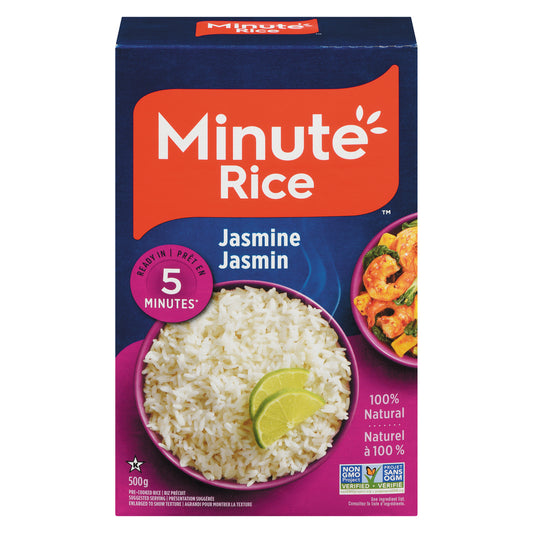 MINUTE RICE JASMINE RICE, 12 X 500 G