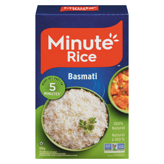 MINUTE RICE BASMATI RICE, 12 X 500 G
