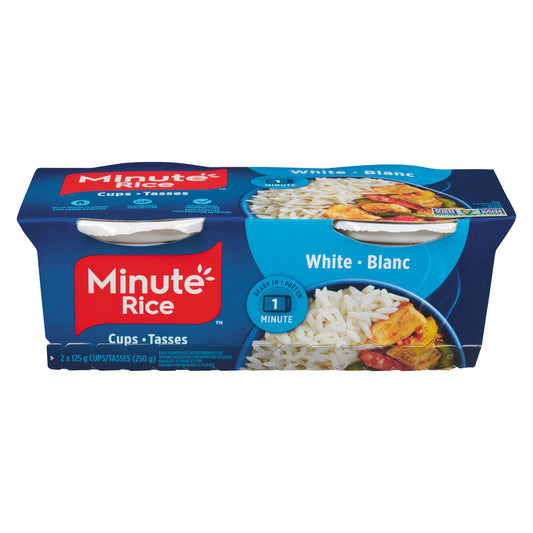 MINUTE READY TO SERVE WHITE RICE, 8 X 2 X 125 G