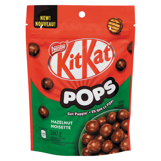 NESTLE KITKAT POPS HAZELNUT CLUSTER, 12 X 160 G