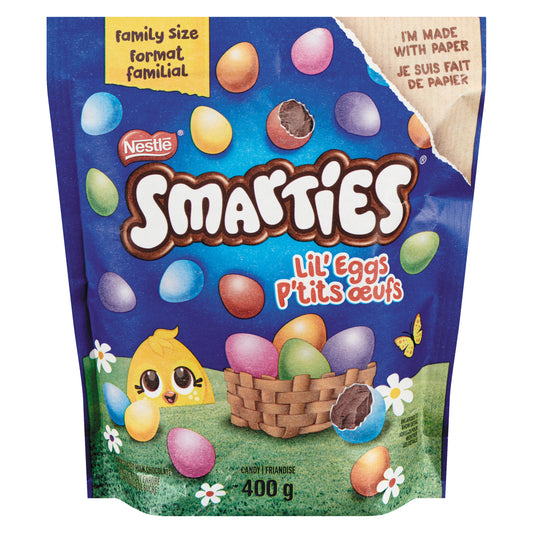 SMARTIES CHOCOLATE MINI EGGS, 12 X 400 G