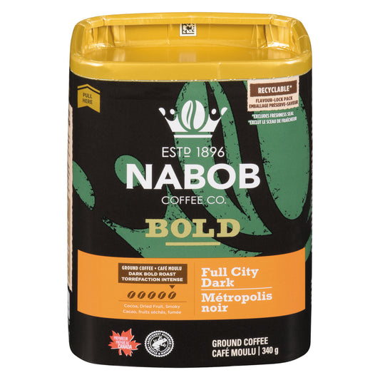 NABOB COFFEE BOLD METROPOLIS DARK, 6 X 340 G
