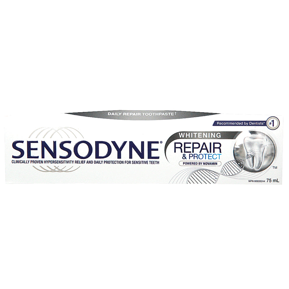 SENSODYNE R&P WHITENING TOOTHPASTE, 12 X 75 ML