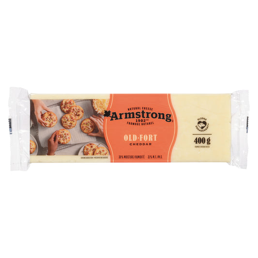 ARMSTRNG OLD WHITE CHEDDAR, 18 X 400 G