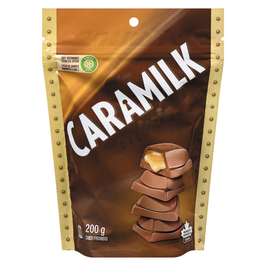 CADBURY MINI CARAMILK CHOCOLATE, 8 X 200 G