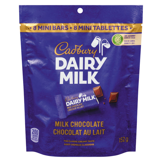 CADBURY DAIRY MILK MINIS CHOCOLATE, 8 X 152 G