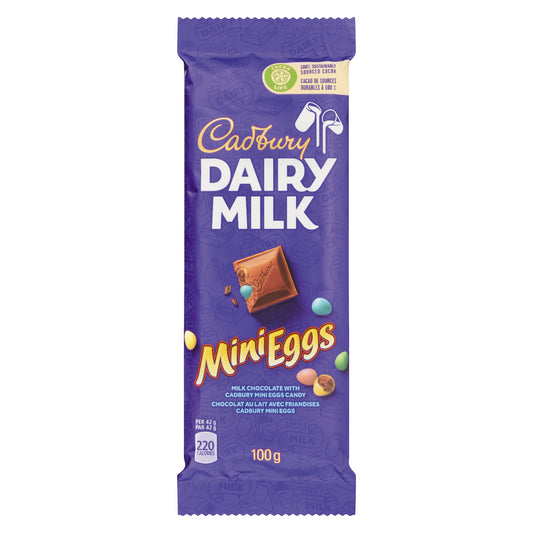 CADBURY MINI EGGS CHOCOLATE, 21 X 100 G