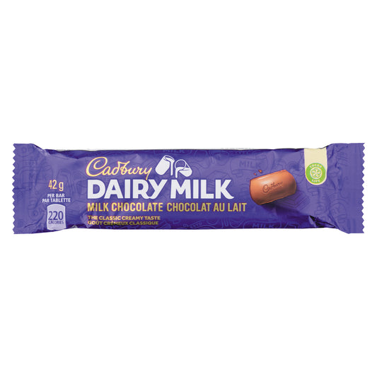 CADBURY DAIRY MILK CHOCOLATE BAR, 24 X 42 G