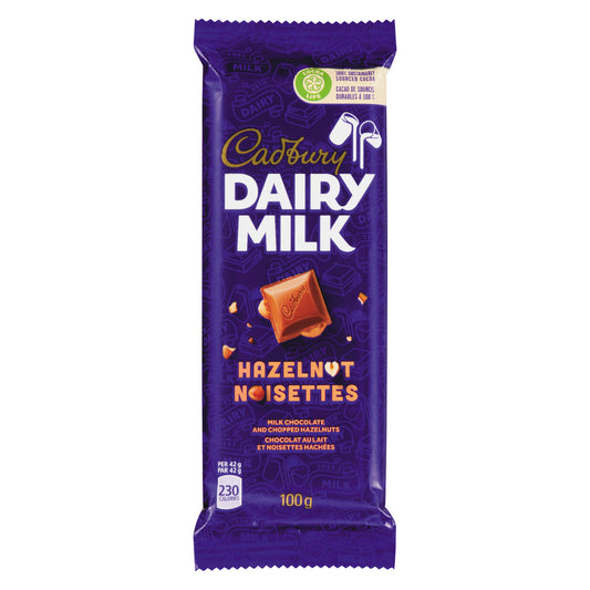 CADBURY FAMILY HAZELNUT BAR, 21 X 100 G