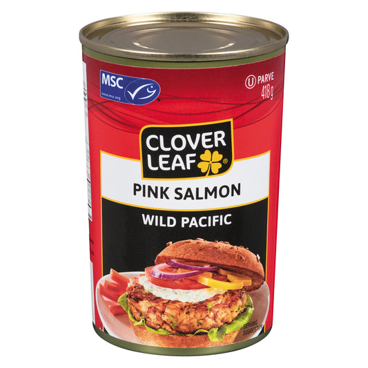 CLOVERLEAF PINK SALMON, 24 X 418 G