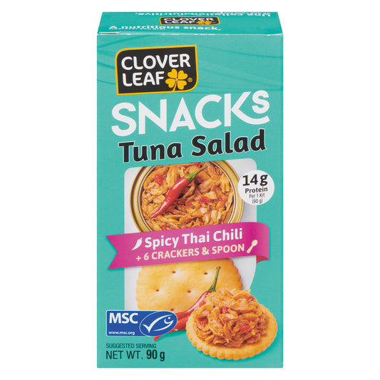 CLOVERLEAF SPICY THAI TUNA SALAD, 12 X 90 G