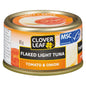 CLOVERLEAF LIGHT TUNA FLAKES TOMATO & ONION, 24 X 85 G