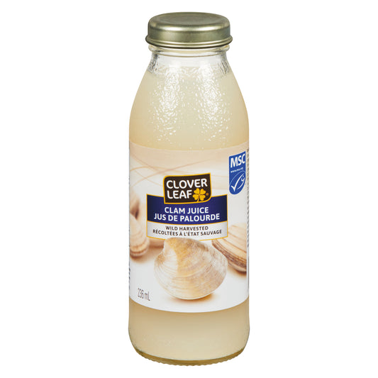 CLOVERLEAF CLAM JUICE, 12 X 236 ML