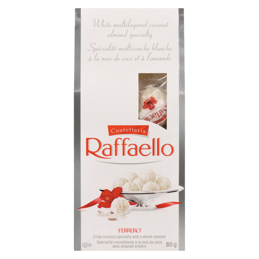 FERRERO RAFFAELLO CHOCOLATE T8 BAG, 6 X 80 G