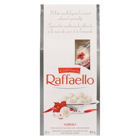 FERRERO RAFFAELLO CHOCOLATE T8 BAG, 6 X 80 G