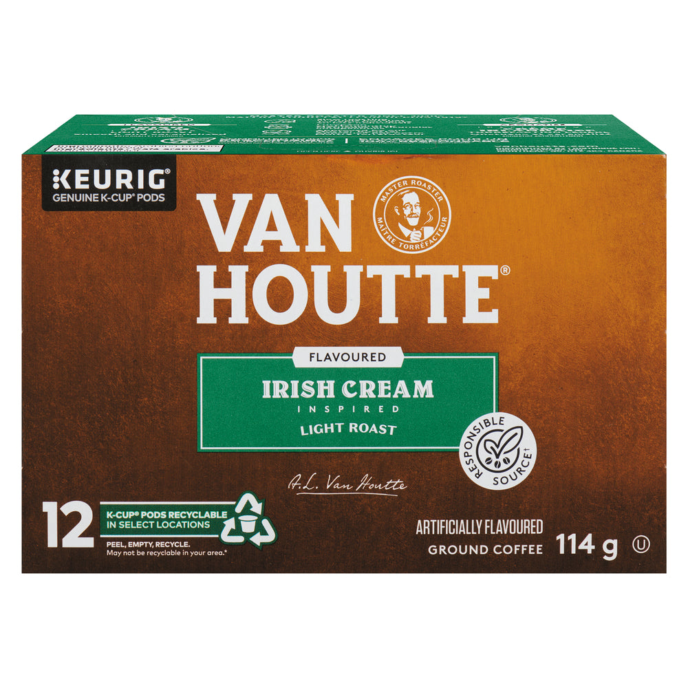 VANHOUTTE COFFEE IRISH CREAM, 6 X 12 X 9.50 G