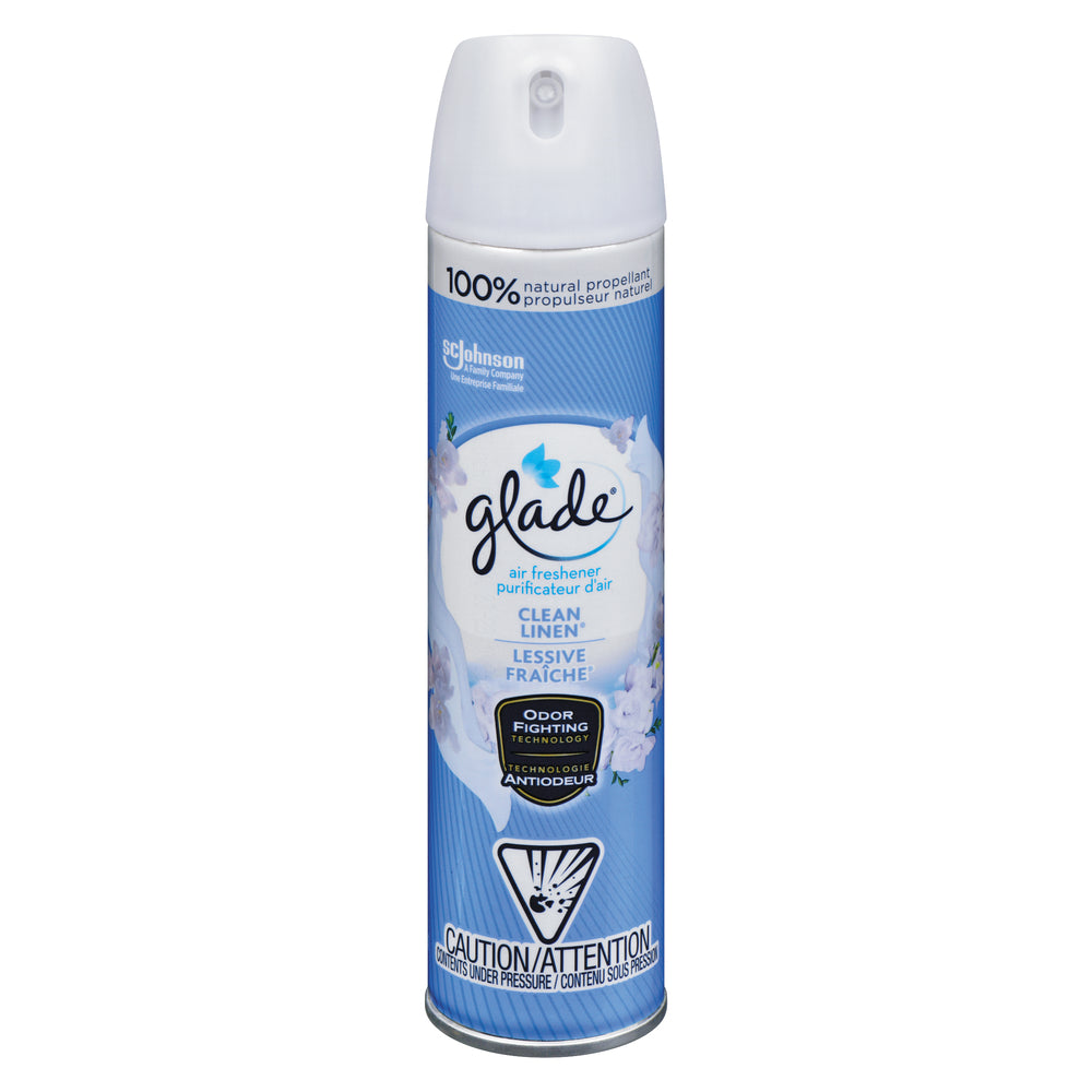 GLADE CLEAN LINEN AEROSOL, 12 X 235 G