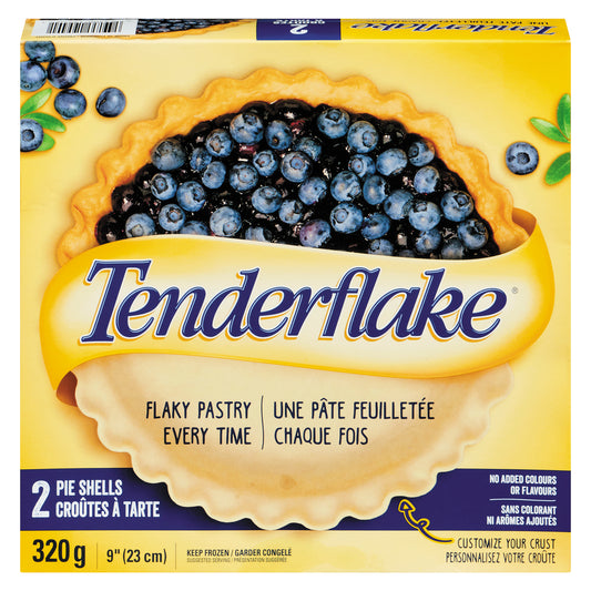 TENDERFLAKE REGULAR PIE CRUST 9 INCH, 12 X 320 G