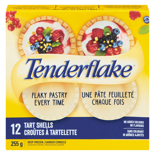 TENDERFLAKE TARTLET CRUST 3 INCH, 12 X 255 G
