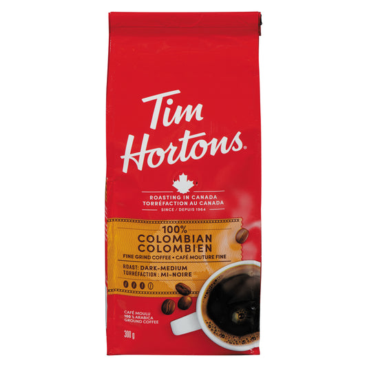 TIM HORTONS GROUND COLOMBIAN COFFEE, 6 X 300 G
