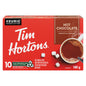 TIM HORTONS HOT CHOCOLATE 10 KCUP, 6 X 10 UN