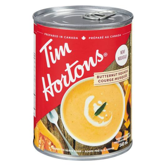 TIM HORTONS SOUP BUTTERNUT SQUASH, 12 X 540 ML