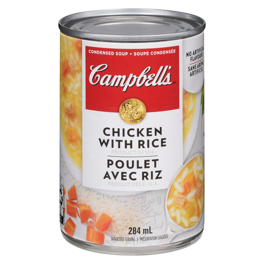 CAMPBELL CHICKEN AND RICE SOUP, 12 X 284 ML