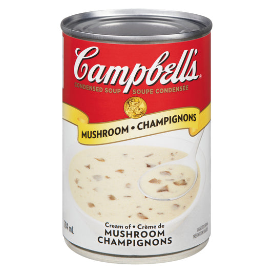 CAMPBELL CREAM OF MUSHROOM SOUP, 48 X 284 ML