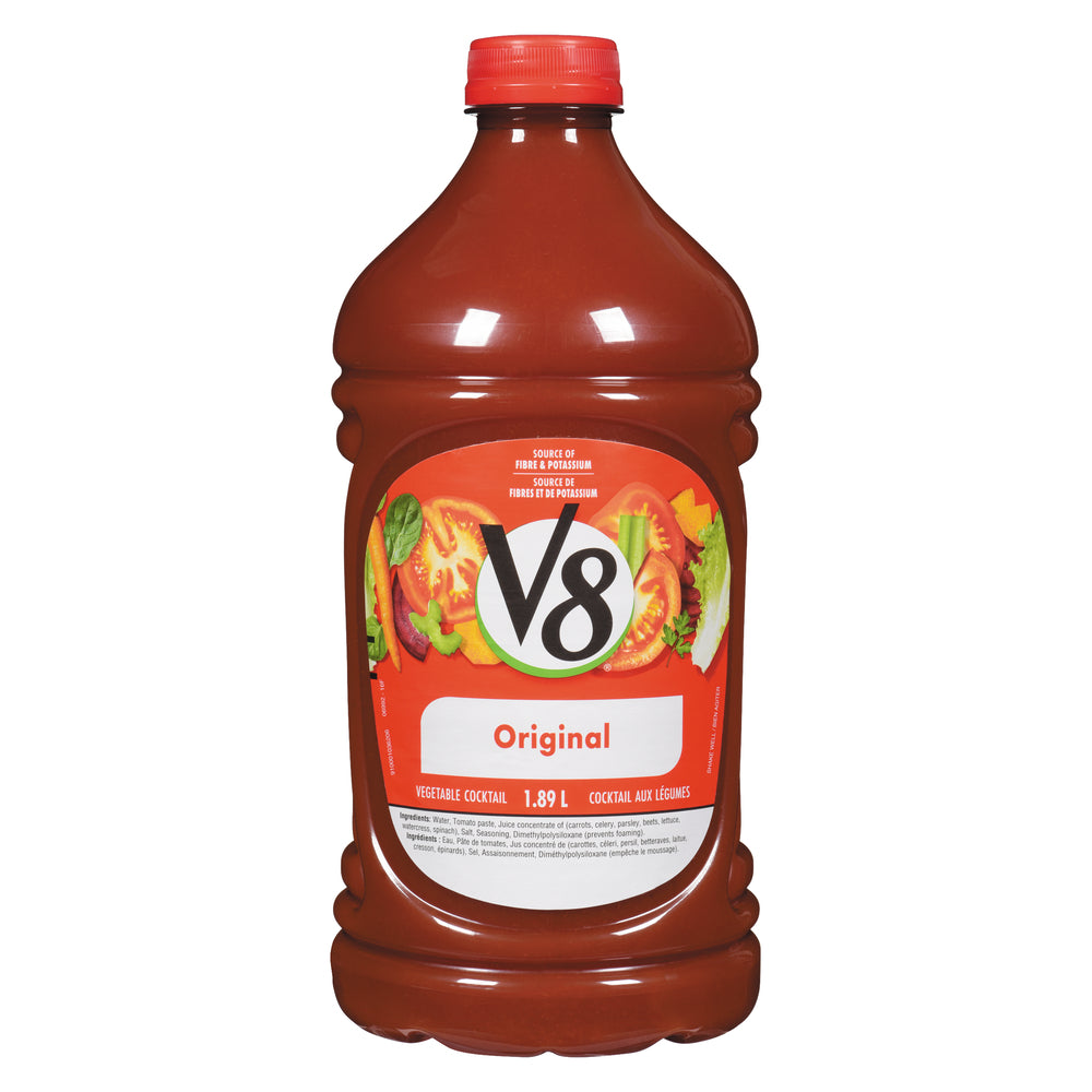 V8 VEGETABLE COCKTAIL, 8 X 1.89 L