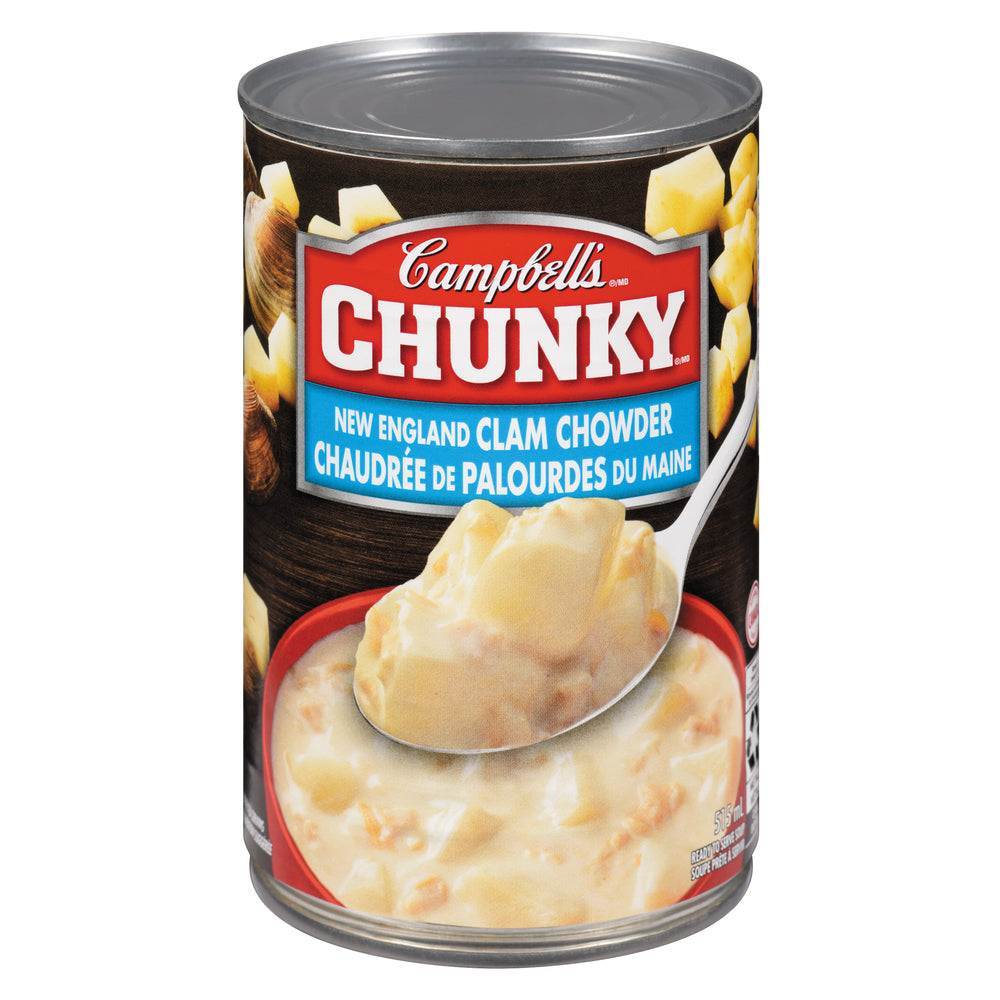 CAMPBELL CHUNKY NEW ENGLAND CLAM CHOWDER, 12 X 515 ML