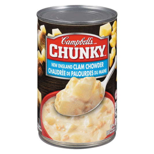 CAMPBELL CHUNKY NEW ENGLAND CLAM CHOWDER, 12 X 515 ML