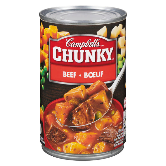 CAMPBELL CHUNKY BEEF SOUP, 12 X 515 ML