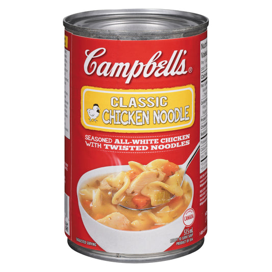 CAMPBELL READY-TO-SERVE CHICKEN NOODLE SOUP, 12 X 515 ML
