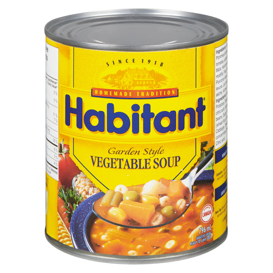 HABITANT VEGETABLE SOUP, 24 X 796 ML