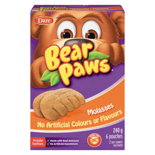 DARE MOLASSES BEAR PAWS, 12 X 240 G