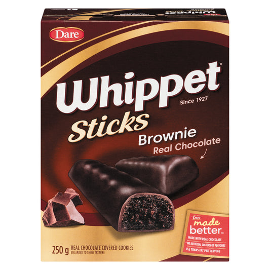 DARE BROWNIE STICK WHIPPET, 12 X 250 G