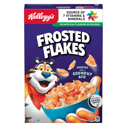 KELLOGG'S FROSTED FLAKES CEREAL ORIGINAL, 16 X 425 G