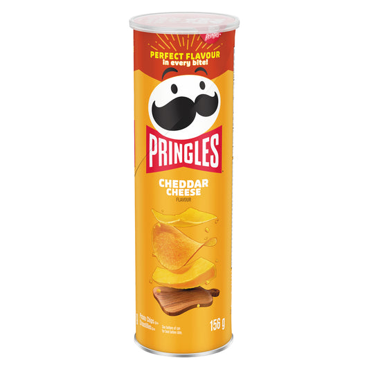 PRINGLES CRUNCH CHEDDAR CHEESE FLAVORED CRISPS, 14 X 156 G