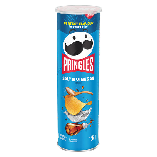 PRINGLES CROUST SALT AND VINEGAR FLAVOR, 14 X 156 G