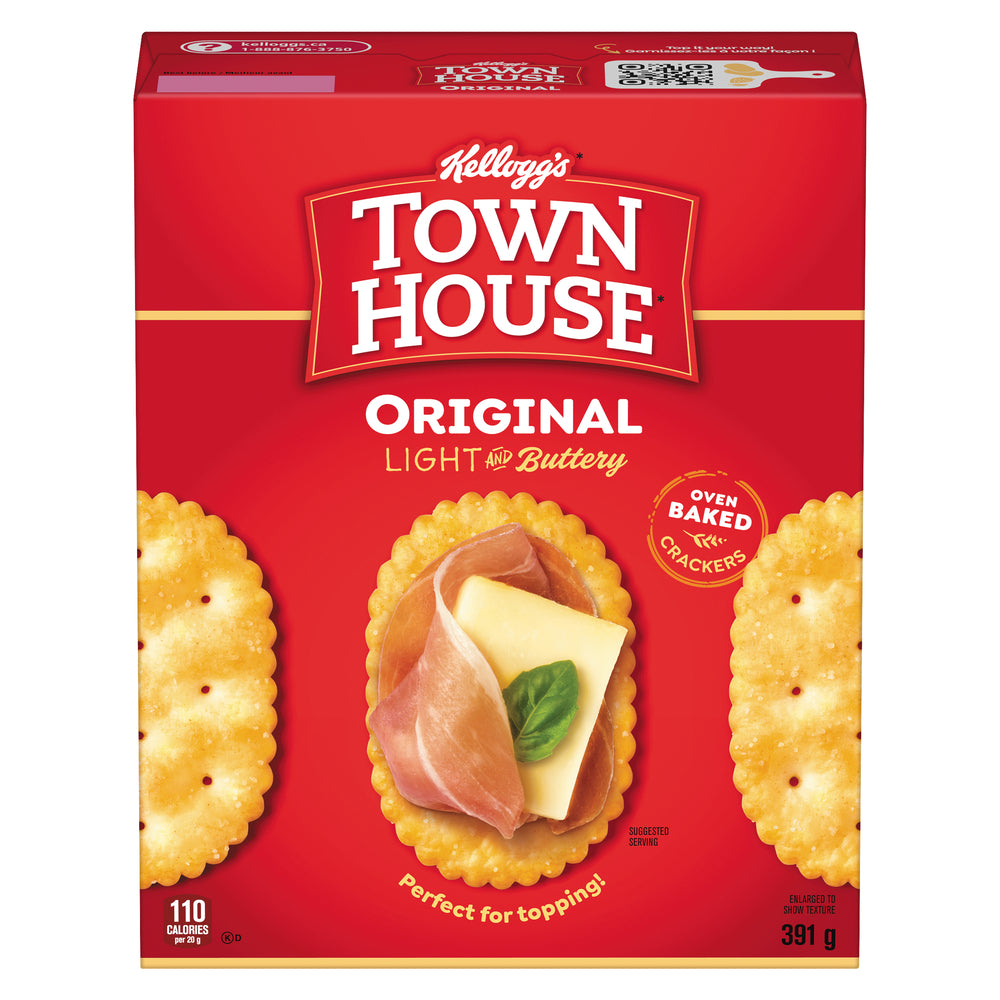 KELLOGG'S TOWN HOUSE CRACKER ORIGINAL, 12 X 391 G
