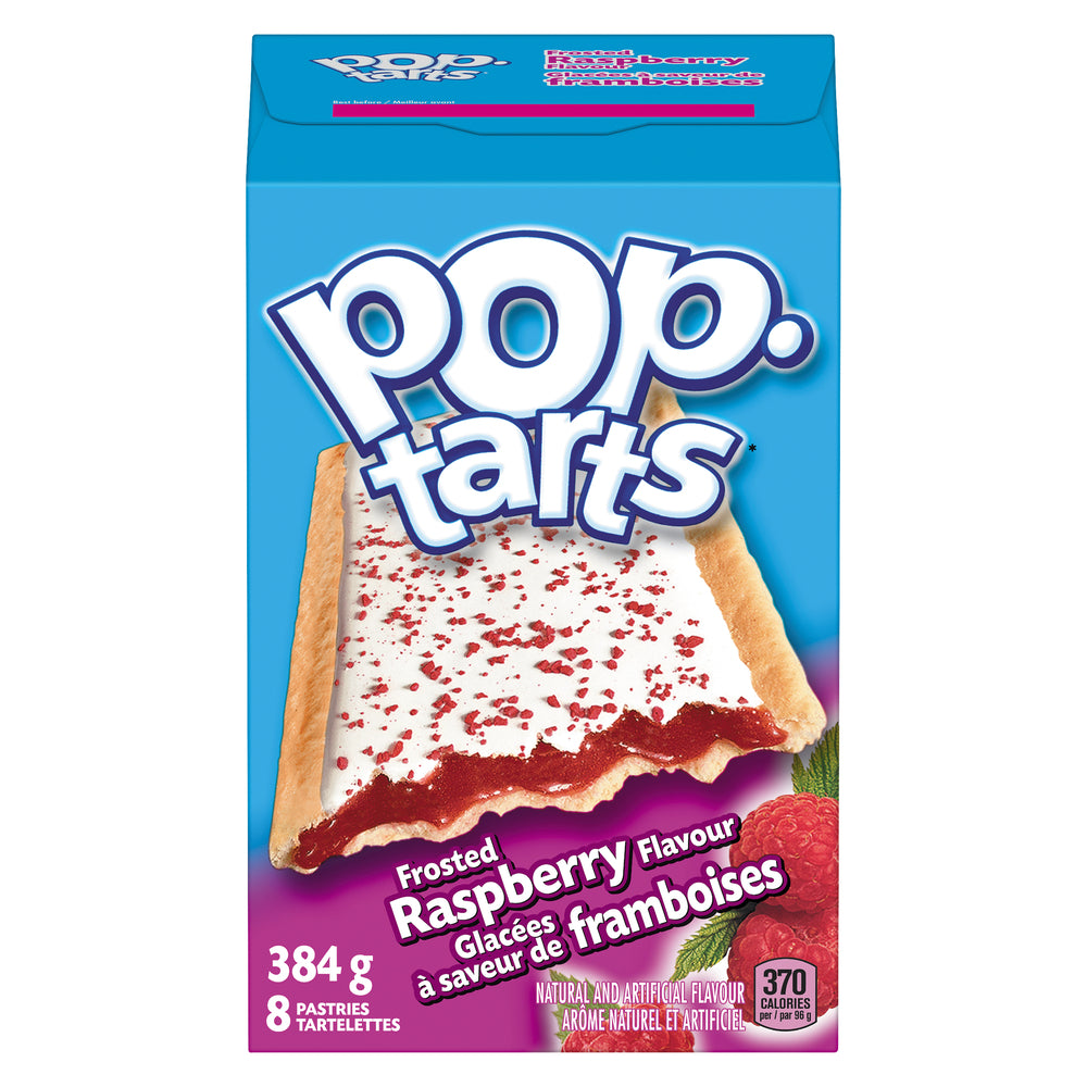 KELLOGG'S POP-TARTS RASPBERRY, 12 X 384 G