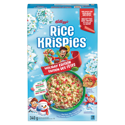 KELLOGG'S CEREAL RICE KRISPIES HOLIDAY, 10 X 340 G