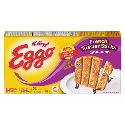 KELLOGGS EGGO CINNAMON FRENCH TOAST, 12 X 270 G