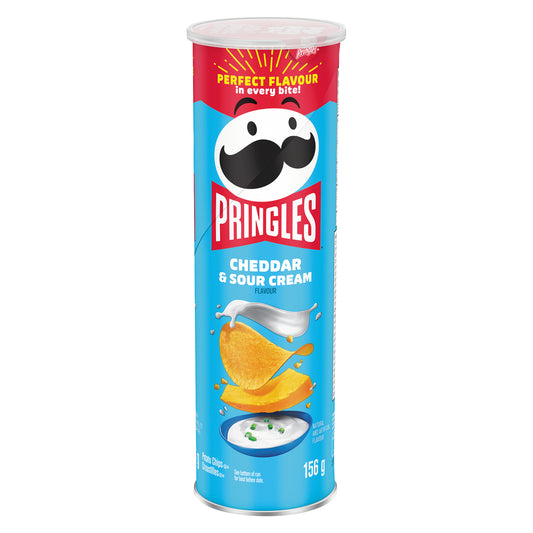 PRINGLES SOUR CREAM AND CHEDDAR FLAVORED CRISPS, 14 X 156 G