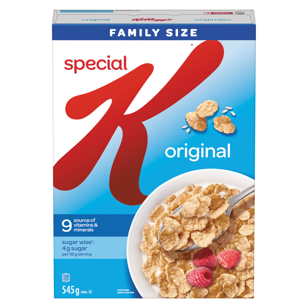 KELLOGG'S SPECIAL K CEREAL FAMILY SIZE, 10 X 545 G