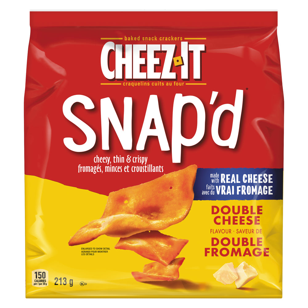 KELLOGG'S CHEEZ-IT SNAP DOUBLE CHEESE, 6 X 213 G