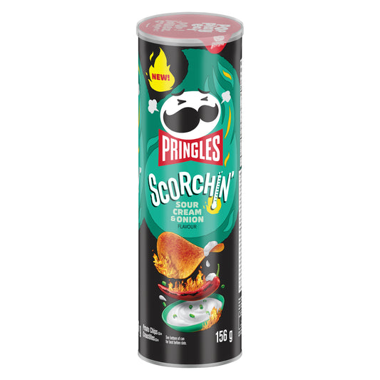 PRINGLES CROUST SCORCHIN' SOUR CREAM FLAVOR, 14 X 156 G