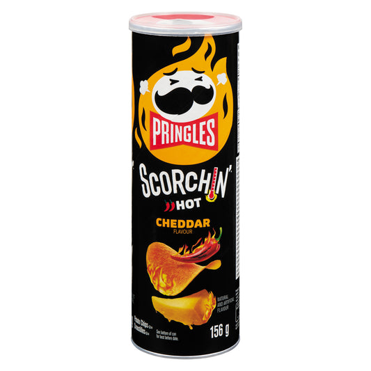 PRINGLES CROUST SCORCHIN' CHEDDAR FLAVOR, 14 X 156 G