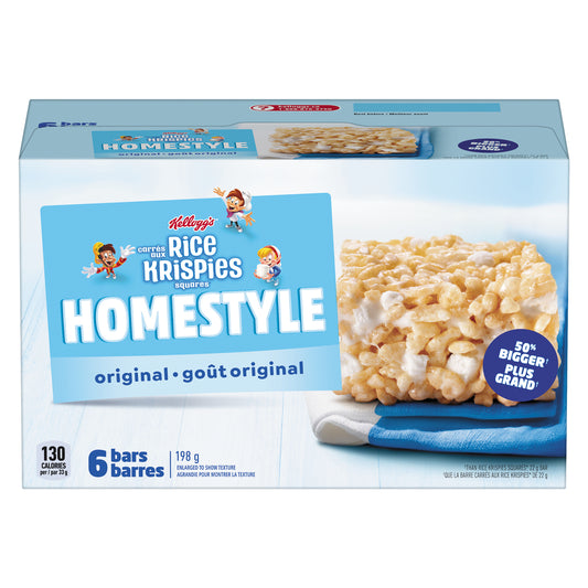 KELLOGG'S RICE KRISPIES HOMESTYLE ORIGINAL, 6 X 198 G
